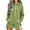 Army Green, variant on Long Women's Fashion Hoodie with Pockets | Comfy Fleece Sweatshirt, High-Low Hem Pullover, Casual Loose Fit,Work & Travel & Everyday Wear Outfits,Fall Winter Clothes, #01_Black, L