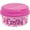 Pink, variant on White 12 oz. Create Your Own Photo Snack Container - Pack of 24