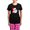 With Pink Pant, variant on CafePress - Funny Christmas Santa Claus Women's Dark Pajamas - Women's Short Sleeve Print T-Shirt and Pants Dark Cotton Pajama Set