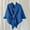 Blue, variant on Women's Solid Color Shawl, Windproof Warm Cloak Cardigan for All Season, Multi-Functional Wrap for Daily Wear and Outdoor Activities, Soft Fashion Shawl for Spring Autumn Winter Protection