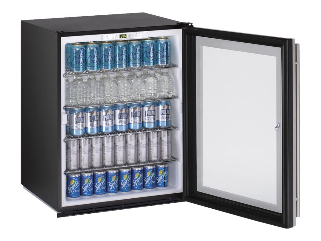 U-Line ADA Series U-ADA24RGLS-13B - Refrigerator - undercounter - niche - width: 24.3 in - depth: 24 in - height: 32 in - 5.4 cu. ft - stainless