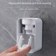 thumbnail image 5 of Dispensador de pasta de dientes automático montado en la pared, exprimidor autoadhesivo, soporte de pasta de dientes para baño, blanco Feliz Sencillez, 5 of 5
