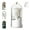 White, variant on Sliding Lid Toothbrush Organizer, Toothbrush Holders with Sliding Lid, Rotating 3 Slots Bathroom Organizer Countertop, Tooth Brush Toothpaste Holder Bathroom Counter Stand