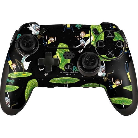 Skinit Adult Swim Rick and Morty Portal Pattern PlayStation Scuf Vantage 2 Controller Skin