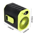 thumbnail image 2 of Hogar y jardín, Decoración de otoño, Ventiladores, Ventilador de cintura para exteriores con pantalla digital de 6000 mAh, cuatro en uno, para montañismo al aire libre., 2 of 2