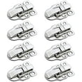 thumbnail image 1 of Ensemble de 8 Loquets à Bascule Fermeture à Levier en Métal Fermoir à Bascule Loquet Boîte à Ressort Verrou de Coffre Boîte à Outils Boîte de Rangement, 1 of 7