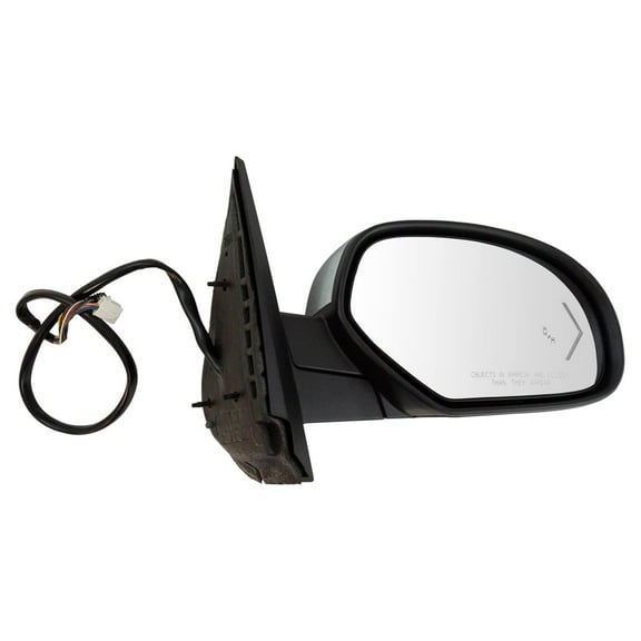 TRQ Mirror Power Folding Heated Signal Memory Blind Spot Puddle Chrome RH for GM MRA08159