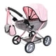 thumbnail image 1 of Bayer Dolls 4-in-1 Toy Baby Doll Pram Stroller Cosy Set - Dolls Up to 18 (Pink/Grey), 1 of 5