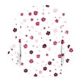 thumbnail image 5 of Women's Casual 3/4 Sleeve V-Neck Top with Printed Design, Soft and Comfortable Chiffon Blouse for Business or Summer Wear, Limited Time Off, 5 of 6