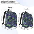 thumbnail image 5 of Geaub magic toads in hats durable canvas backpack: stylish, lightweight, and spacious with adjustable straps, 5 of 7