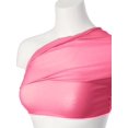 thumbnail image 6 of MixMatchy Women's Solid Casual Summer Side Shirring Scrunched Double Layered Tube Top, 6 of 6