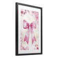 thumbnail image 2 of Stupell Industries Glam Whimsical Floral Bow Pink & Beige Black Framed Print Under Glass, 14 x 20, by Creative Studio, 2 of 7