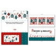 thumbnail image 4 of ZipGifts Holiday Card | Zip-Open Money Holder w/Clear Plastic Window for Cash, Check, & Gift Card (Holiday | Season of Cheer | 5-Pack), 4 of 4