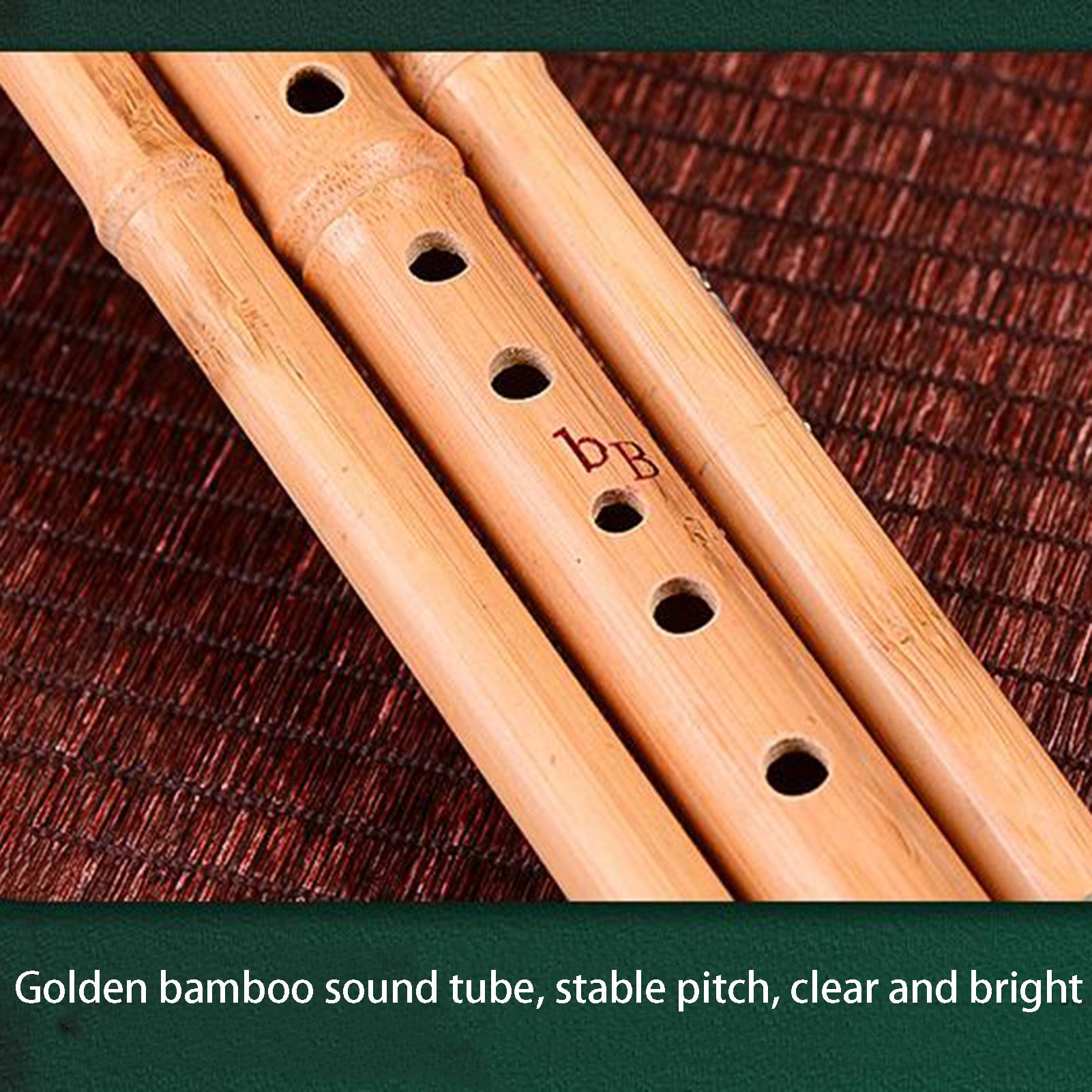 Professional Chinese Bamboo Cucurbit Hulusi Handmade Hulusi Flute Ethnic Musical Wind Instruments, for Beginner Music Lovers