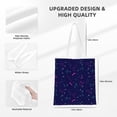 thumbnail image 4 of DouZhe Reusable Grocery Bags, Colorful Horoscope Zodiac Lightweight Polyester Canvas Cloth Tote Bag for Travle Gym Shopping School, 15" x 16", 4 of 7