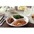 thumbnail image 3 of Corelle Winter Frost White 10.25" Glass Divided Dinner Plate, 3 of 3
