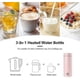 thumbnail image 3 of Mini Travel Electric Kettle, 400ml Small Stainless Steel Electric Kettle, 3 In 1 Electric Heating Cup, Fast Boil And Auto Shut Off For Tea, Milk, Coff, 3 of 5