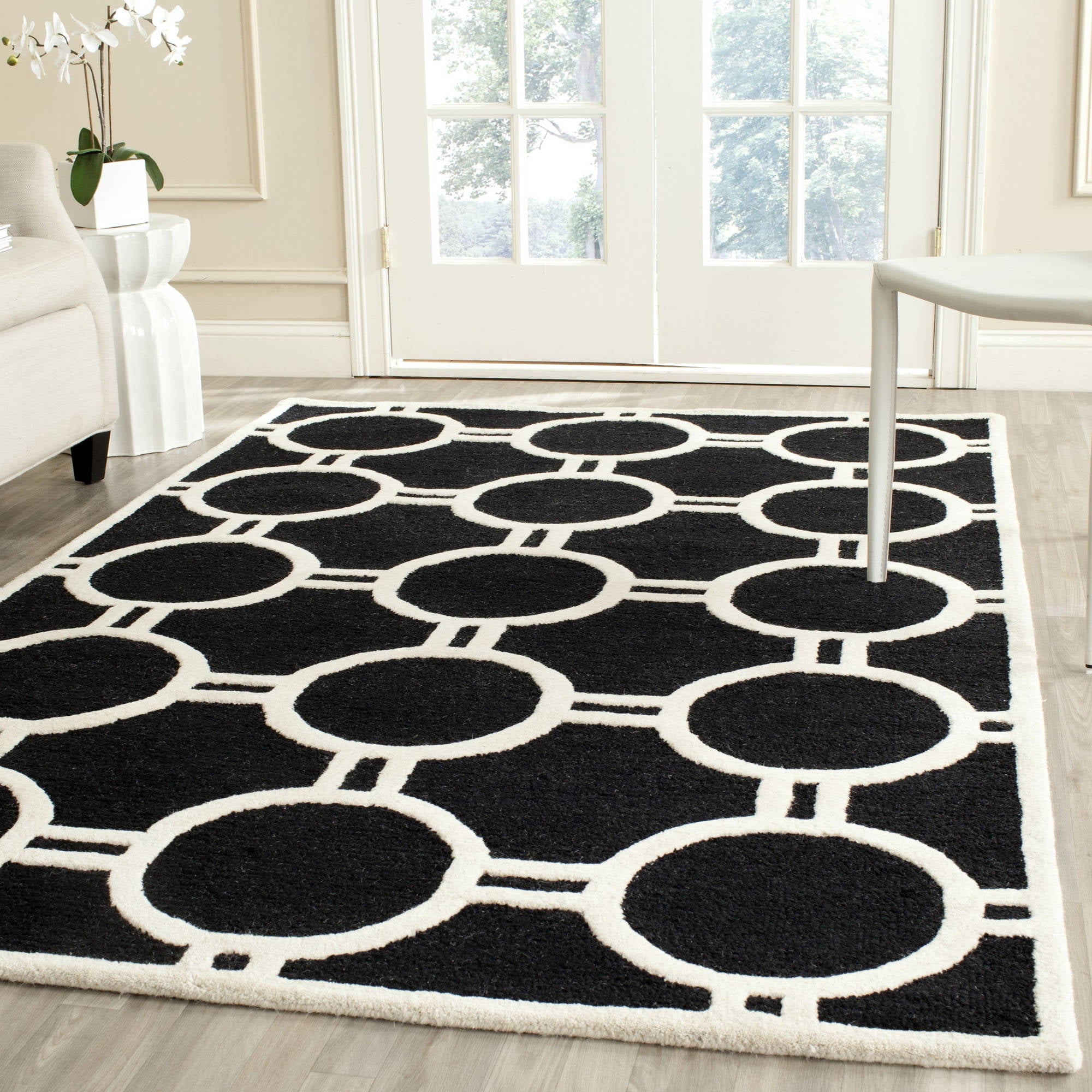 Safavieh Cambridge Joss Geometric Circles Area Rug or Runner Walmart