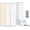 White/Warm/Natural light, variant on Under Cabinet Lighting, 3 count Rechargeable LED Closet Lights Motion Sensor RV Step Lights Dimmer, Stick-Anywhere Night Safe Light Bar for Wardrobe,Kitchen,Van (Warm)