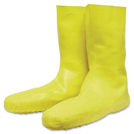 Servus by Honeywell SVSA352XL Disposable Yellow Latex Booties Pair, Extra