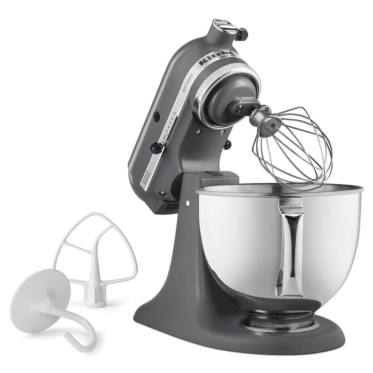 KitchenAid ® Stand Mixer Matte Grey Studded 5-Quart Ceramic Mixing