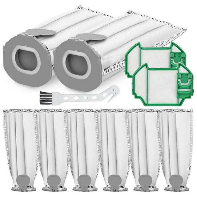 8 Vacuum Cleaner Bags For Vorwerk Kobold FP7 VK7 Cordless Vacuum Cleaner With 2 Motor Protection Fil