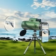 thumbnail image 4 of HLONK Télescope Monoculaire HD Haute Puissance avec Trépied et Adaptateur – Portée de 1000 Yards Design Compact pour Observer les Oiseaux Randonnée Observation des Étoiles – Cadeau Parfait pour les Amateurs de Plein Air, 4 of 6