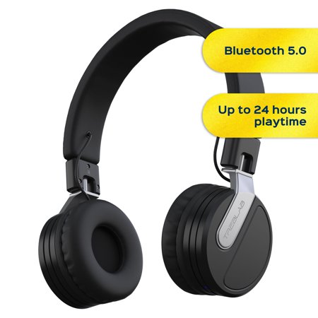 TREBLAB BT5 - Ultimate On-Ear Wireless Headphones For Sport Workouts - High-Performance Sound