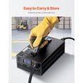 thumbnail image 6 of VEVOR Forklift Battery Charger, 24V, 30A Smart Fully-Automatic Lead-Acid Battery Charger, 24 Volt Trickle Charger with Anderson Plug, Cooling Fan, OLED Display, for Forklift Golf Cart Floor Scrubber, 6 of 9