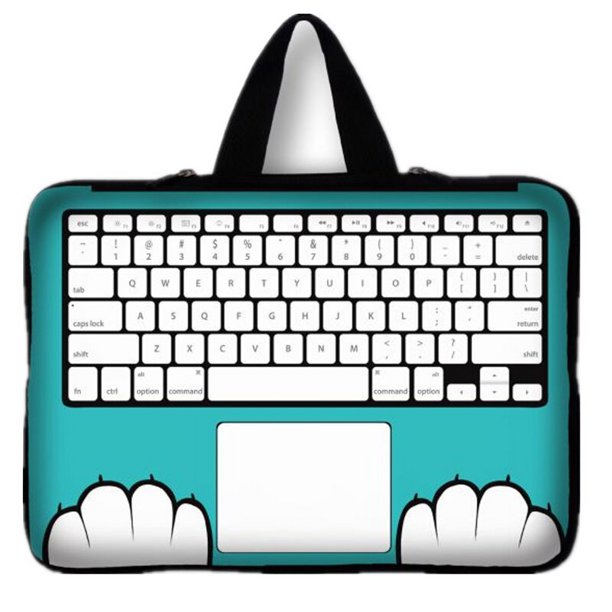 Funda impermeable para portátil, cubierta con asa, 7, 9,7, 10, 12, 11,6, 13, 13,3, 14, 14,4, 15, 15,4, 17, 15,6 pulgadas, # W Fivean unisex