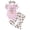 A-Pink, variant on mgoYE Western Baby Girl Clothes Boots Bodysuit Romper Flared Pants Headband Cowgirl Country Outfit Size 3-6 Months