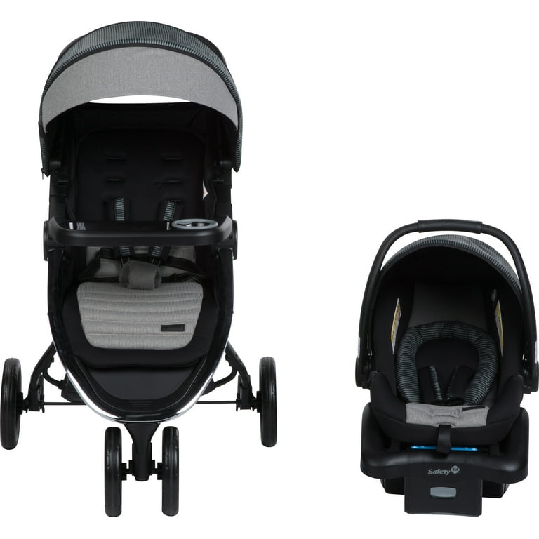Monbebe Edge Travel System Stroller and Rear Facing Infant Car Seat Pinstripe Walmart