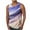 Purple-2, variant on 3D Tie Dye Printed Tank Tops For Men Colorful Sleeveless Color block T Shirt Rainbow Beach Gym Vest Fitness Tee