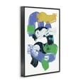 thumbnail image 4 of Stupell Industries Curved Paint Strokes Abstract Painting Black Framed Art Print Wall Art, 12 x 18, 4 of 10