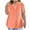 Orange T-Shirts for Kids, variant on V Neck T-Shirts for Teens Girls 3-14 Years Juniors Kids Short Sleeve Tunic Tops Plus Size Tweens Casual Solid Color Loose Pullover Tees