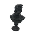 thumbnail image 4 of Busto de figura de mitología griega, estatua artística multiusos para decoración y regalos. Apolo negro, 4 of 9