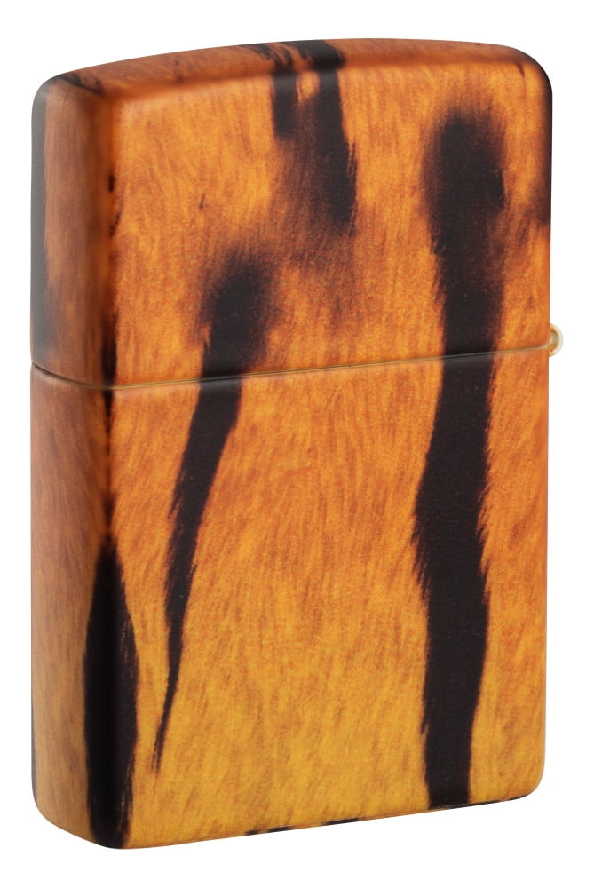 Zippo 540 Color Tiger Print Designs Pocket Lighter