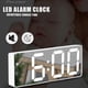 thumbnail image 5 of Led Electronic Alarm Clock With Dual Power Supply And Voice Control - Simple Style Clock With Date, Time, Temperature And Snooze Function-Good, 5 of 5