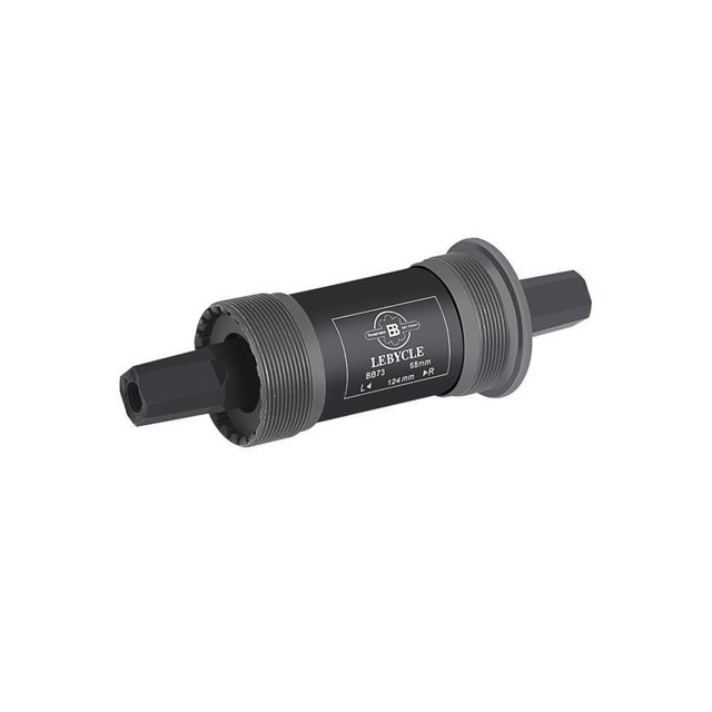 Eigraketly Rodamiento roscado de soporte inferior cónico cuadrado para bicicleta Lebycle para exteriores Ciclismo 124MM Eigraketly OD022486-04