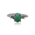 thumbnail image 2 of Anillo de plata para mujer, anillos de moda portátiles, regalos para novia, joyería decorativa, propuesta de boda, compromiso informal Ropa, zapatos y accesorios Miscelánea Verde Tamaño 11 Minnieouse AP011197-18, 2 of 6