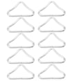 thumbnail image 1 of MIANGASTORE 10 Pcs Pièces de Trampoline Résistantes à l'Usure Boucles de Trampoline en Métal Boucles Triangulaires Professionnelles, 1 of 9