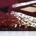 thumbnail image 3 of Burgundy, Beige, Sage Green, Modern Contemporary Cabin Rugs, 3 of 4
