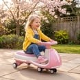thumbnail image 3 of 12V Electric Wiggle Car Ride On Toy | Dual Mode Toddler Ride On Toys Age 3-8 with Bluetooth Music, LED PU Wheels, Indoor Outdoor Kids Riding Toys for Boys Girls, 3 of 3