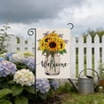 thumbnail image 4 of Spring Welcome Garden Flag 12x18 Inch, Mailbox Decor, Seasonal Outdoor Linen Double Sided Spring Summer Sunflower Flags for Yard Outside Holiday Farmhouse Decorations, 4 of 6
