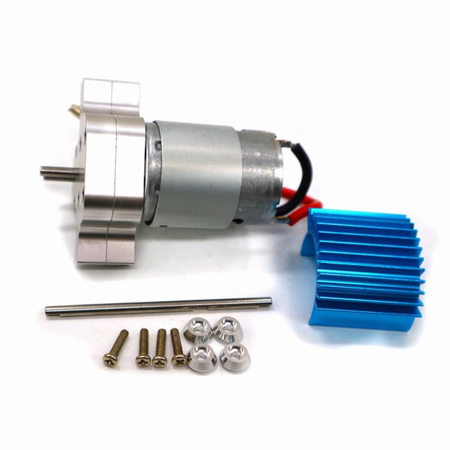 tamizeot Moteur Brossé Résistant à la Chaleur pour Voiture RC Tout-Terrain 1/12 MN MN-91 Pce Argent