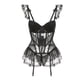 thumbnail image 4 of Lencería sexy traje sin barriga Pure Desire pijama de uniforme de encaje para mujer talla grande traje de mucama, 4 of 4