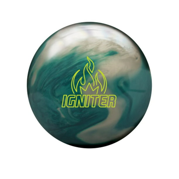 Brunswick Igniter Pearl PRE-DRILLED Bowling Ball- Teal/ White Pearl (11lbs)