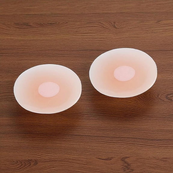 65mm Premium Round Silicone Nipple Covers Invisible Adhesive Pasties for Women Universal Fit Cleavage Cover