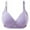 Purple, variant on Odeerbi Bras for Women 2025 Lingerie Striped Bra Wire Free Underwear One-Piece Everyday Underwear Beige Refer to Size Chart In Description