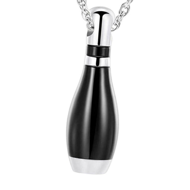 facefd Stainless Steel Tube Pendant Necklace Hollow Case Capsule for Ashes Jewelry